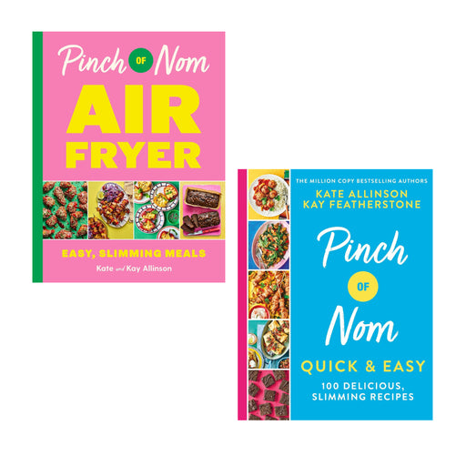 Kay Allinson 2 Books Set (Pinch of Nom Air Fryer & Pinch of Nom Quick & Easy) (HB) - The Book Bundle