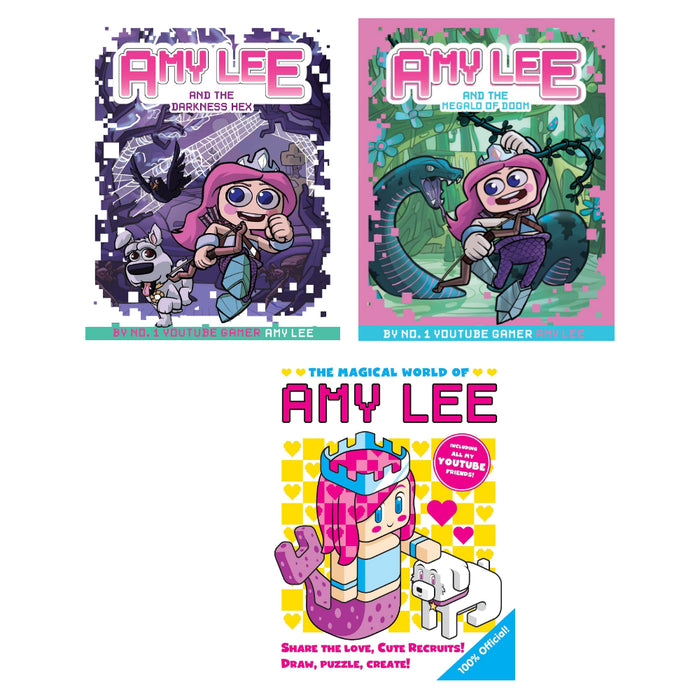 Amy Lee 3 Books Set (The Magical World (HB),Amy Lee and the Darkness Hex: 1,  Amy Lee and the Megalo of Doom: 2) - The Book Bundle