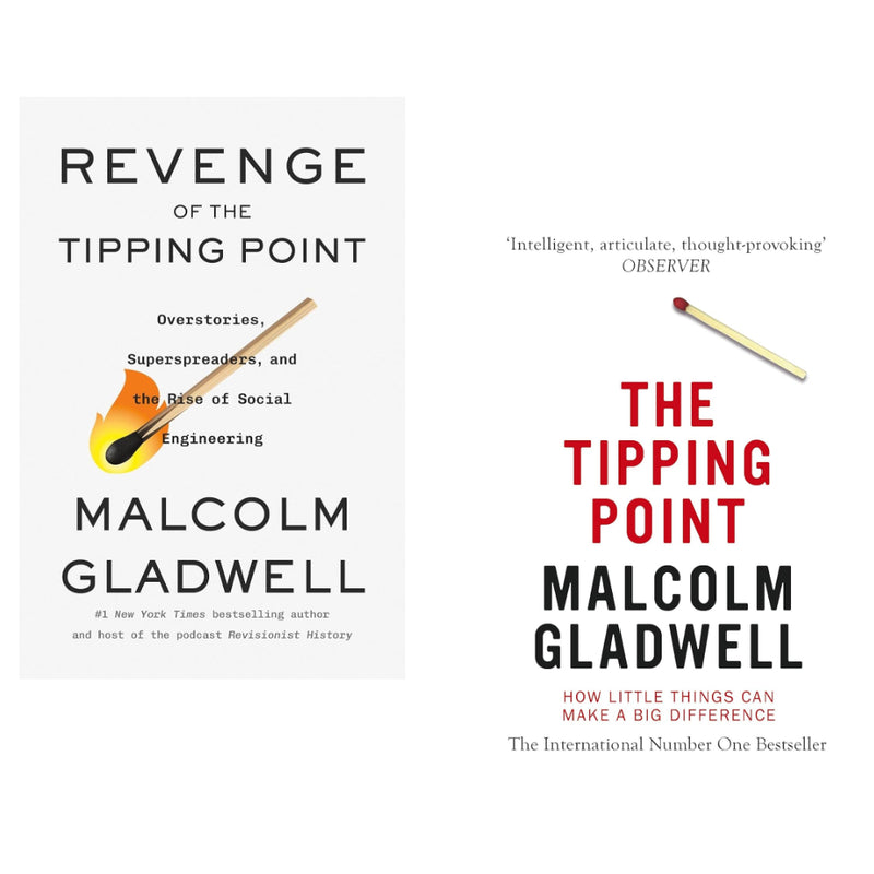 Malcolm Gladwell 2 Books Set (Revenge of the Tipping Point & The Tipping Point) - The Book Bundle