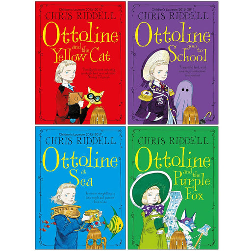 Chris Riddell Ottoline Collection 4 Books Set ( Books 1 To 4 ) - The Book Bundle