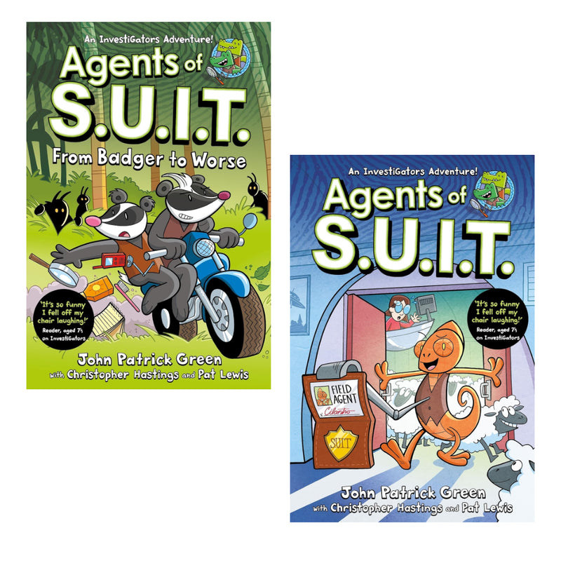 InvestiGators: Agents of S.U.I.T. Series 2 Illustrated Comic Books Collection Set By John Patrick Green - The Book Bundle