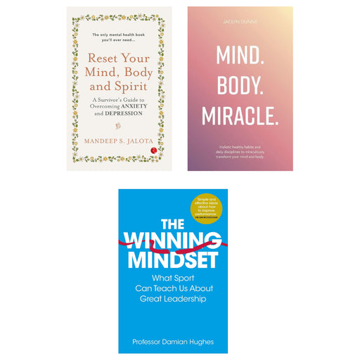 The Winning Mindset, Mind Body Miracle, RESET YOUR MIND,BODY AND SPIRIT 3 Books Set - The Book Bundle