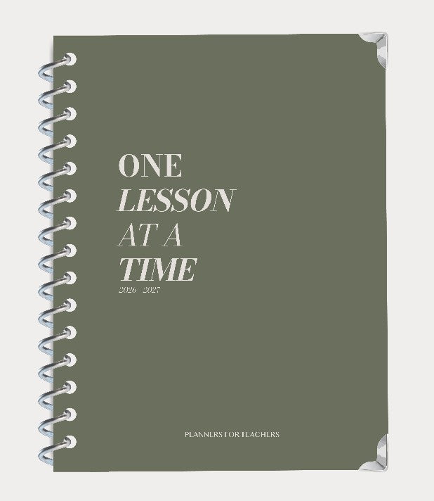 2026-2027 Teacher Planner - Olive Edition