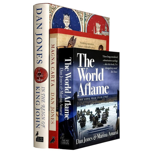 Dan Jones Collection 3 Books Set (Magna Carta, The World Aflame & In the Reign of King John) - The Book Bundle