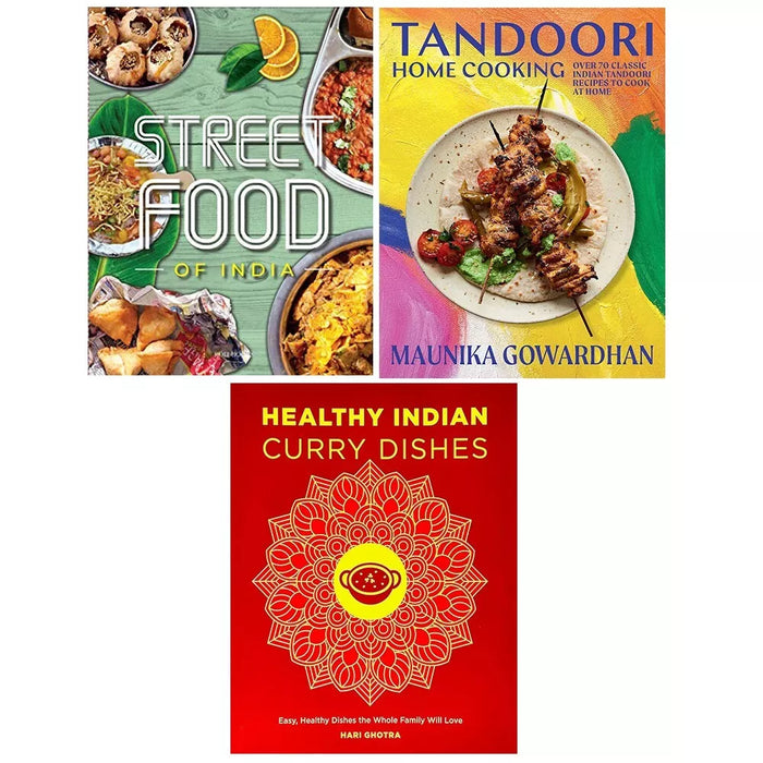 Tandoori Home Cooking, Fresh & Easy Indian and Healthy Indian Curry Dishes 3 Books Collection Set - The Book Bundle