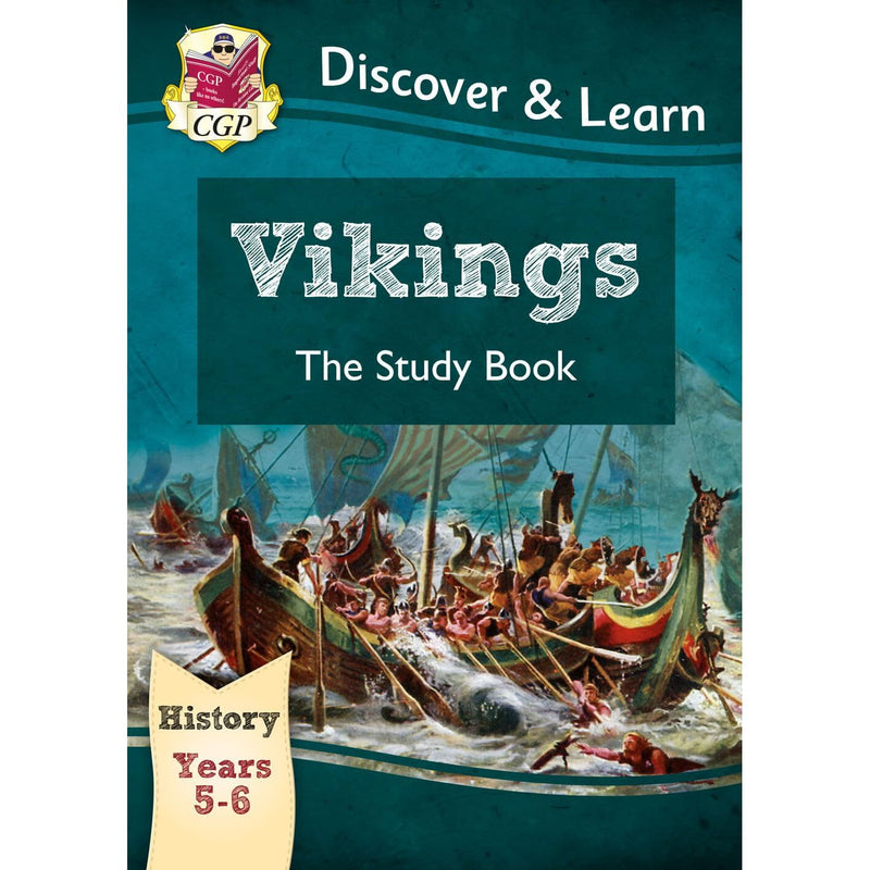 KS2 History Discover and Learn: Vikings Study Book by CGP Books - Ages 9–12 - Paperback - The Book Bundle