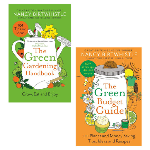 Nancy Birtwhistle 2 Books Set (The Green Budget Guide & The Green Gardening Handbook) - The Book Bundle
