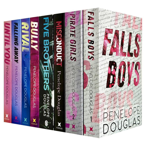 Penelope Douglas Collection 8 Books Set (Until You, Falling Away, Rival, Bully, Five Brothers, Misconduct, Pirate Girls & Falls Boys) - The Book Bundle