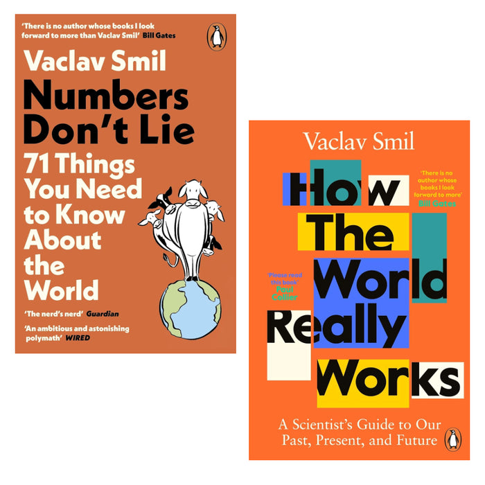 Vaclav Smil 2 Books Set (Numbers Don't Lie, How the World Really Works) - The Book Bundle