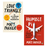 Matt Parker 2 Books Set ( Love Triangle: The Life-changing Magic of Trigonometry (HB), Humble Pi: A Comedy of Maths Errors) - The Book Bundle
