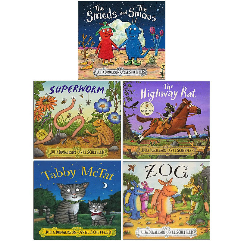 Julia Donaldson 5 Books Collection Set - The Creators of the Gruffalo NEW - The Book Bundle
