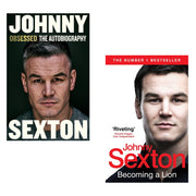 Johnny Sexton 2 Book Set (Obsessed: The Autobiography Hardcover , Becoming a Lion) - The Book Bundle