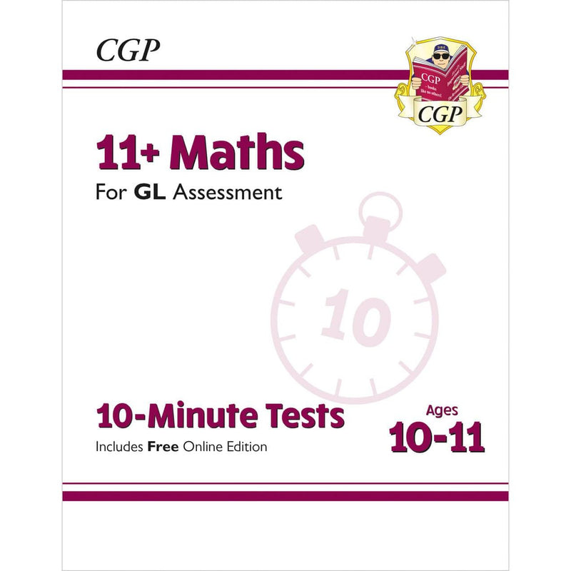 11+ GL 10-Minute Tests 3 Books Collection Set - Ages 10-11 - Maths, Verbal Reasoning, English - The Book Bundle