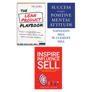 The Lean Product Playbook,  Inspire, Influence, Sell,  Success through a Positive Mental Attitude 3 Book Set - The Book Bundle
