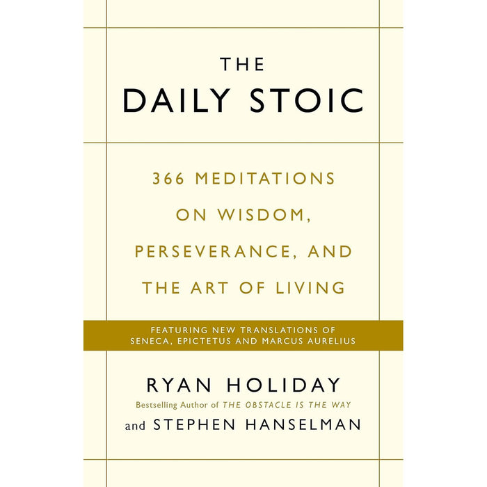The Daily Stoic 366 Meditations on Wisdom, Journal [Hardcover] 2 Books Collection Set By Ryan Holiday - The Book Bundle
