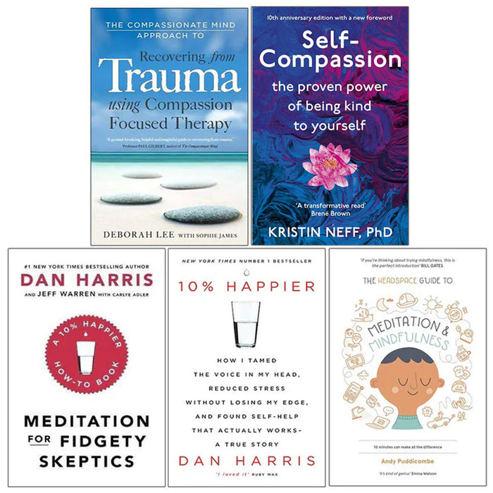 The Compassionate, Self Compassion, Meditation 5 Books Collection Set - The Book Bundle