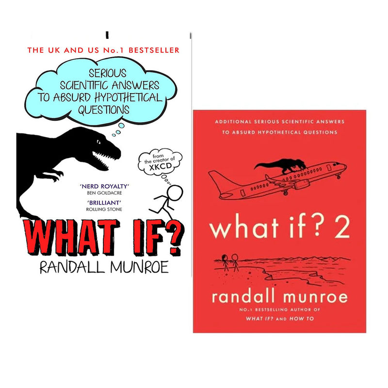 Randall Munroe What If Series 2 Books Collection Set What If2 Additional Serious - The Book Bundle
