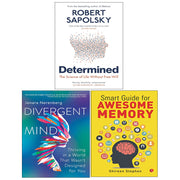 Determined, Divergent Mind, Smart Guide for Awesome Memory 3 Books Collection Set - The Book Bundle