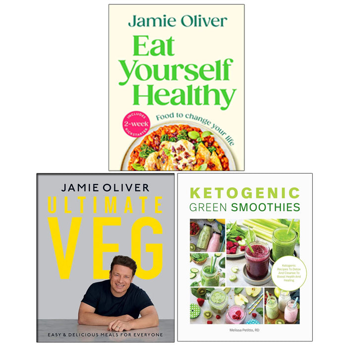 Eat Yourself Healthy (HB), Ultimate Veg, Ketogenic Green Smoothies 3 Books Collection Set - The Book Bundle
