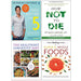 Feel Better In 5, How Not To Die, The Healthiest Longevity Diet, Hidden Healing Powers Of Super & Whole Foods 4 Books Collection Set - The Book Bundle