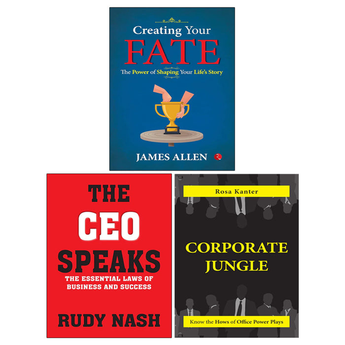 Creating Your Fate, The CEO Speaks, Corporate Jungle 3 Books Collection Set