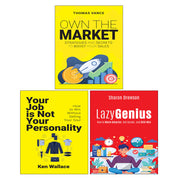 Lazy Genius, OWN THE MARKET, Your Job Is Not Your Personality 3 Books Collection Set - The Book Bundle