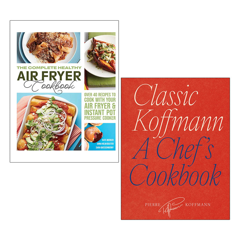 The Complete Healthy Air Fryer Cookbook, Classic Koffmann (HB) 2 Books Collection Set - The Book Bundle