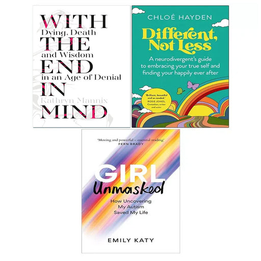 With the End in Mind, Different Not Less, Girl Unmasked Emily Katy (HB) 3 Books Set - The Book Bundle