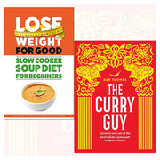 Book cover images for "Lose Weight For Good" slow cooker soup diet collection by Dan Toombs, featuring healthy low-calorie soup recipes.