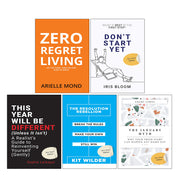 Zero Regret Living, Don’t Start Yet, This Year Will Be Different, The Resolution Rebellion, The January Myth 5 Books Collection Set - The Book Bundle