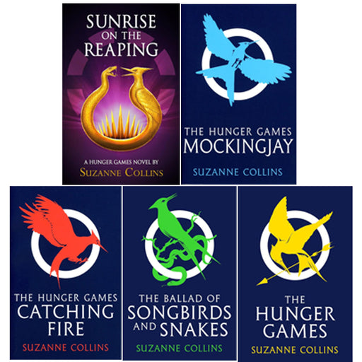Suzanne Collins 5 Book Collection Set Sunrise on the Reaping (HB), Catching Fire, Mockingjay - The Book Bundle