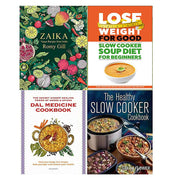 Seven Dials Romy Gill slow cooker diet cookbook set featuring healthy recipes for weight loss and nutritious meals.