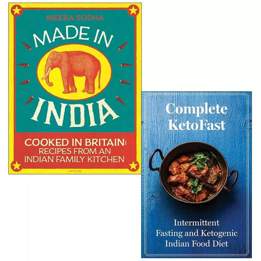 Made in India Meera Sodha (HB), Complete KetoFast By Iota 2 Books Set - The Book Bundle