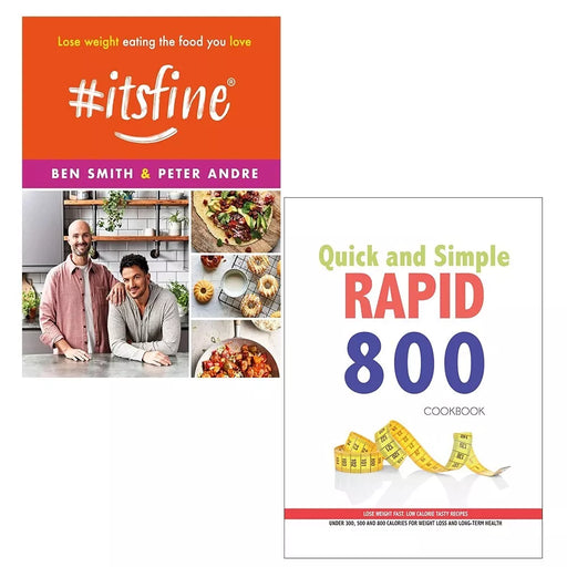 Quick and Simple RAPID 800 Cookbook, #ItsFine Ben Smith (HB) 2 Books Set - The Book Bundle