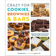 Crazy For Cookies Brownies Bars, Sweet Roasting Tin Rukmini Iyer HB 2 Books Set - The Book Bundle