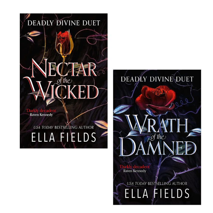 Deadly Divine 2 book serie by Ella Fields  (Nectar of the Wicked & Wrath of the Damned) - The Book Bundle