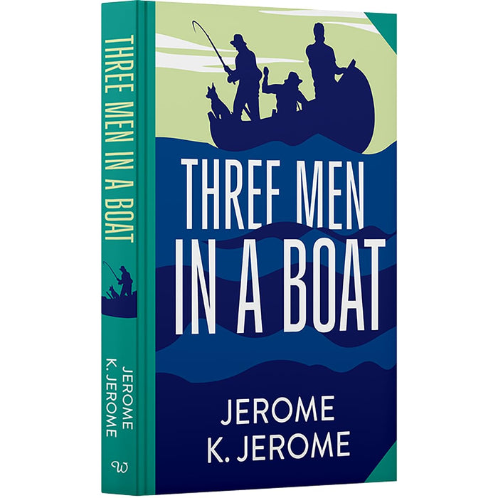 Three Men In A Boat by Jerome K. Jerome (Deluxe Hardback Sprayed Edge Edition) - The Book Bundle