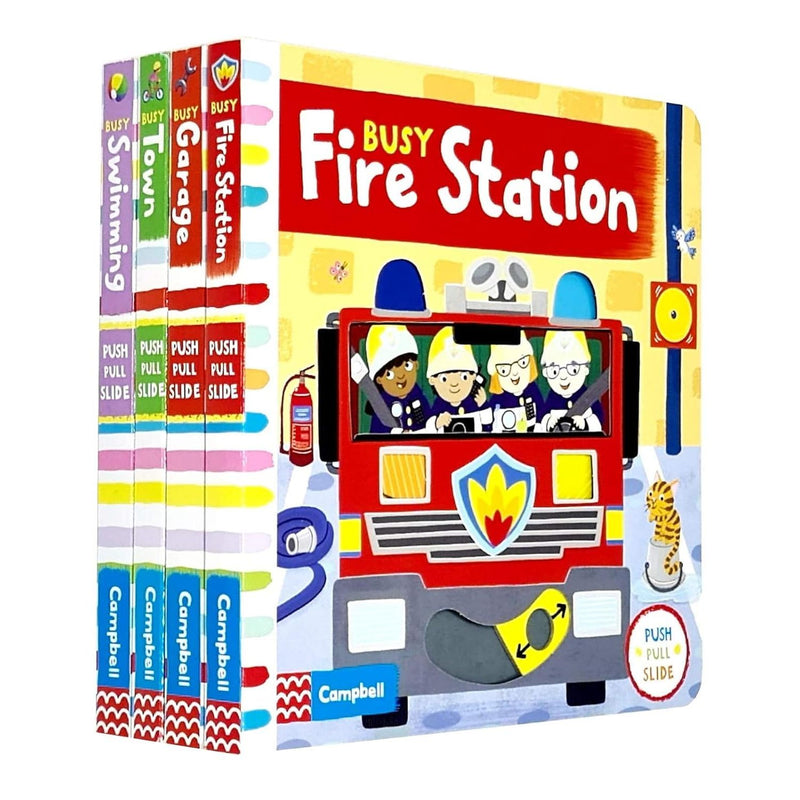 Busy Book Series For Toddlers Brightly Illustrated And Engaging 4 Books Collection Set - Ages 3-5 - Board Book - The Book Bundle