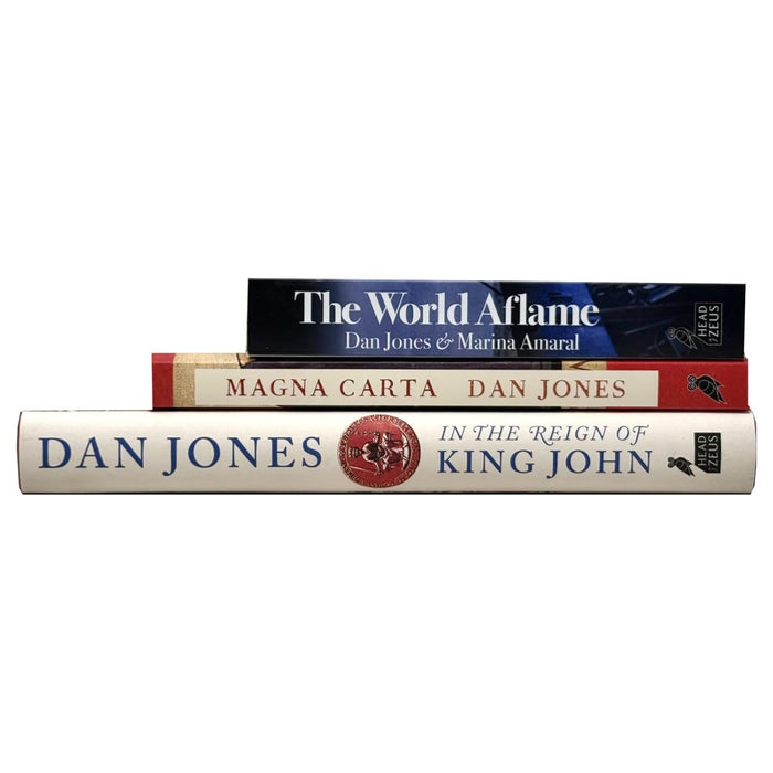 Dan Jones Collection 3 Books Set (Magna Carta, The World Aflame & In the Reign of King John) - The Book Bundle