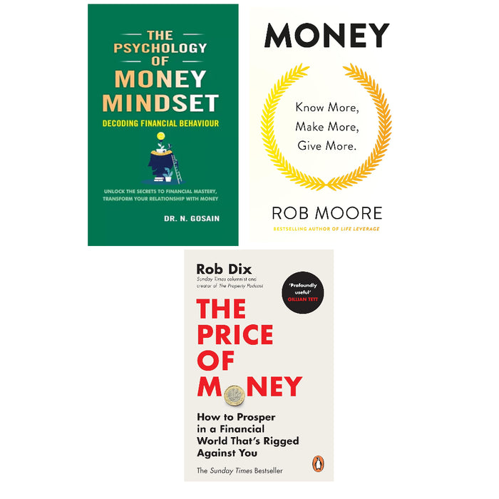 The Price of Money, The Psychology Of Money Mindset , Money 3 Books Set - The Book Bundle