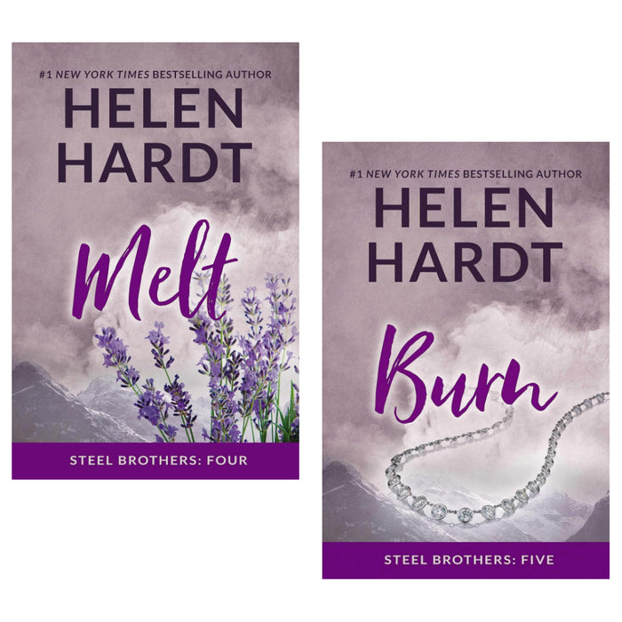 Steel Brothers Saga Series By  Helen Hardt 2 Books Set Volume 4 & 5 (Melt  & Burn ) - The Book Bundle
