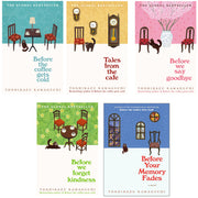 Set of five Toshikazu Kawaguchi "Before The Coffee Gets Cold" books from the Picador collection, stacked with colorful covers.