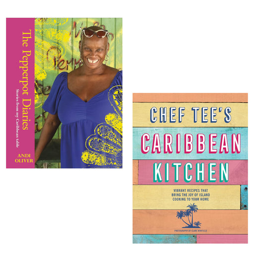 The Pepperpot Diaries& Chef Tee's Caribbean Kitchen Chef Tee's Caribbean Kitchen 2 Books Set (HB) - The Book Bundle