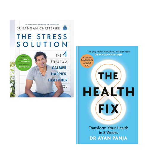 The Stress Solution: The 4 Steps to calmer, The Health Fix: Transform (HB) 2 Books Set - The Book Bundle