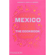 Open page from Mexico: The Cookbook by Margarita Carrillo Arronte, featuring colorful traditional Mexican dishes.