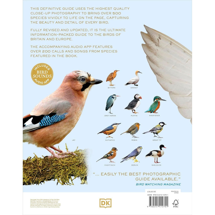 RSPB Complete Birds of Britain and Europe by Rob Hume - The Book Bundle
