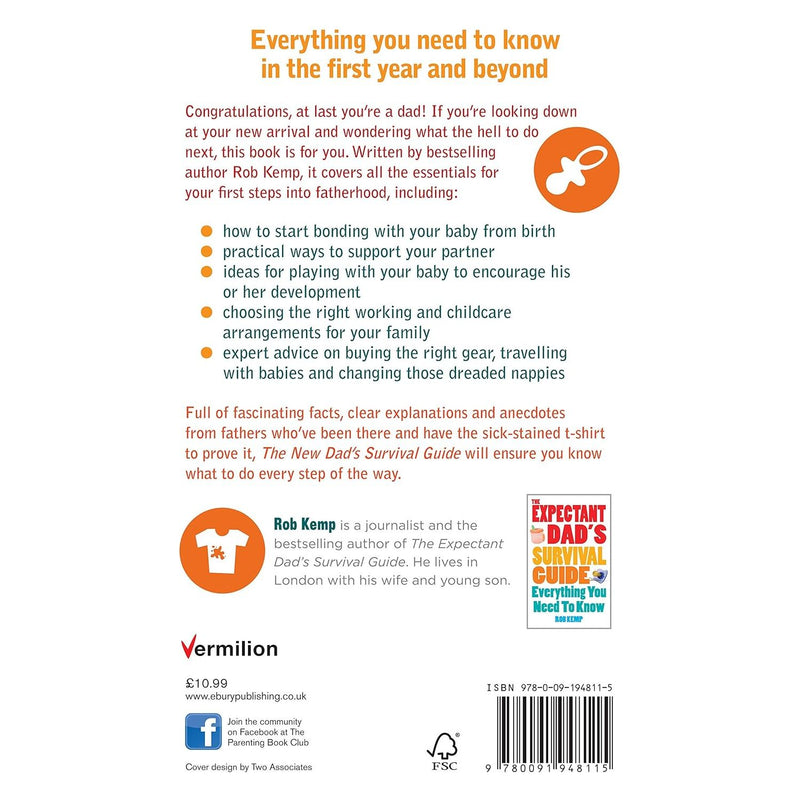 The New Dad's Survival Guide: What to Expect in the First Year and Beyond by Rob Kemp - The Book Bundle