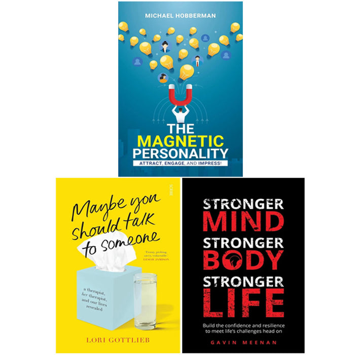 Stronger Mind Body, Maybe You Should Talk to Someone, Magnetic Personality 3 Books Collection Set - The Book Bundle