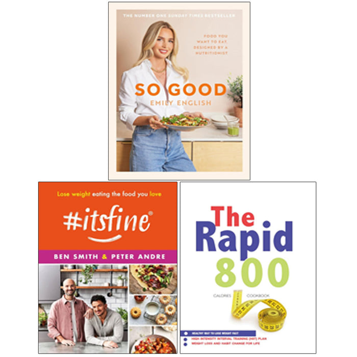 So Good(HB), #ItsFine(HB), The Rapid 800 Cookbook 3 Books Collection Set - The Book Bundle