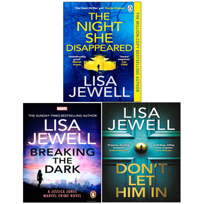Lisa Jewell 3 Books Collection Set (Don’t Let Him In(HB), The Night She Disappeared, Breaking the Dark) - The Book Bundle